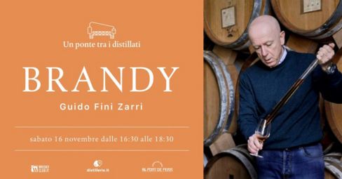 Il brandy Villa Zarri inaugura a Milano sabato 16 novembre la rassegna “Un ponte tra i distillati”