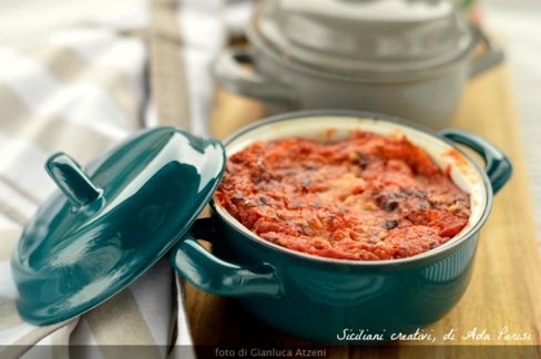 Lasagne di pane sardo e primo sale