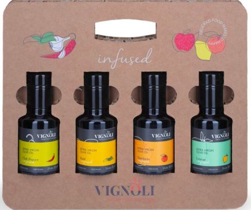 Vignoli food. Gli aromatizzati all'olio evo