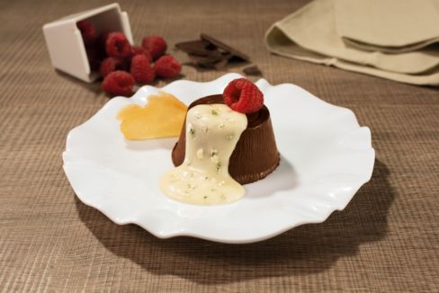 Tortino al cioccolato con Edelpilz Bergader
