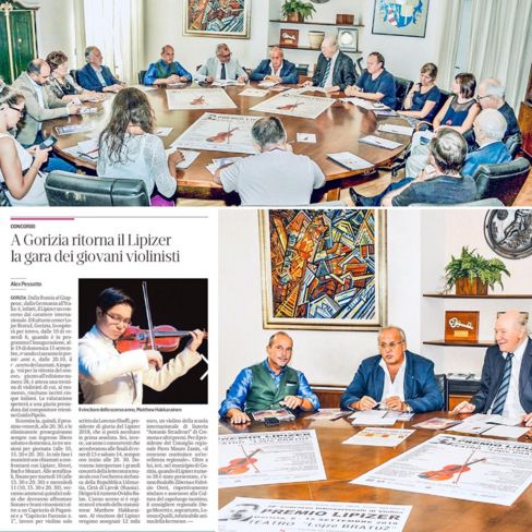 38ESIMO CONCORSO INTERNAZIONALE DI VIOLINO, PREMIO RODOLFO LIPIZER