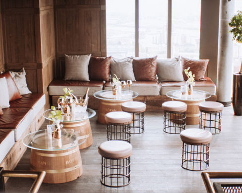 Londra: Bottega Prosecco Bar nel Bokan 38th e 30th rooftopbar