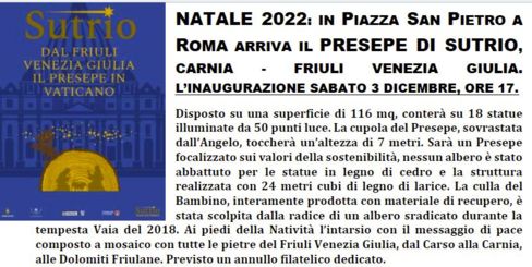 Conoscete gli artisti del Presepe di Sutrio Natale 2022?