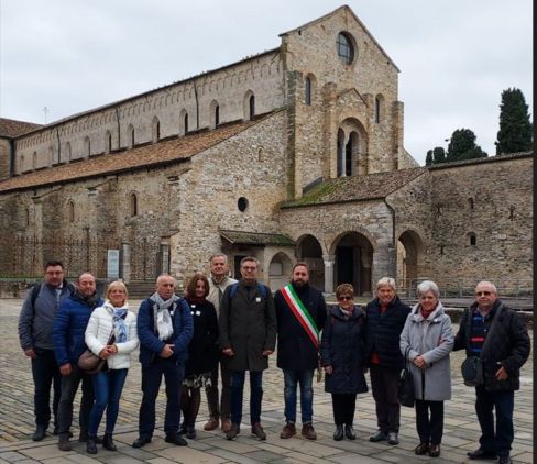 Parte da Aquileia il tour dei componenti delle CdV