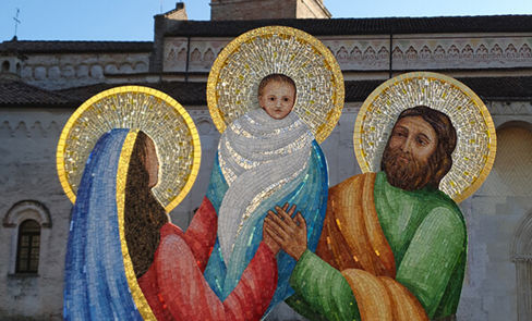 Hai visto il Presepio di mosaico?