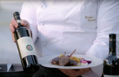 Costolette di agnello al Sagrantino