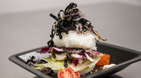 Sushi burger by HAPO