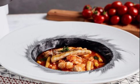 Passatelli in zuppa di pesce by chef Barbieri