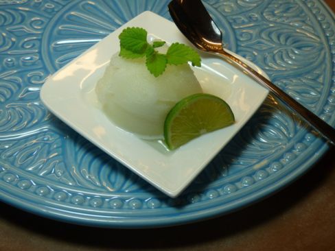 Granita spumante e frutta