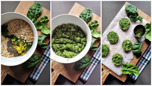 Ricetta burger di spinaci e avena, un secondo leggero e gustoso