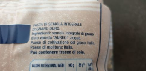 Come si legge l’etichetta della pasta