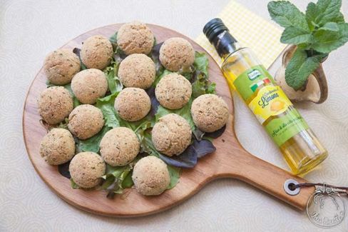 Polpette di trota e feta al limone e menta