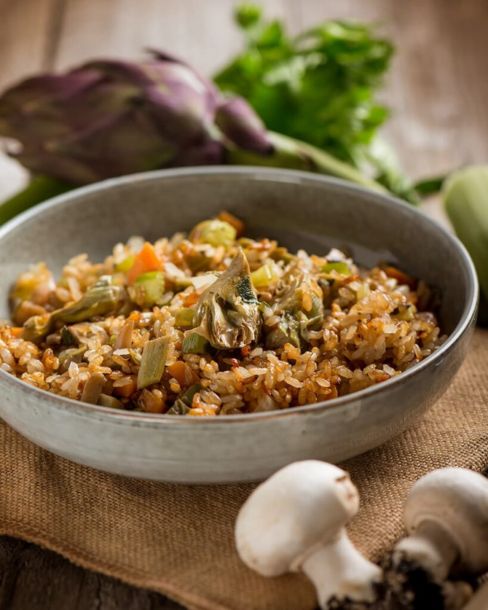 Riso croccante alle verdure, non il solito risotto